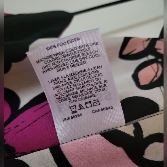 Express Barcelona Halter Cami Reversible Top Black/ Floral - Picture 5 of 6